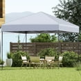 thumbnail image 2 of Costway 10 X 10 FT Pop up Canopy Tent with Portable Carrying Bag 8 Stakes 4 Wind Ropes, 2 of 10