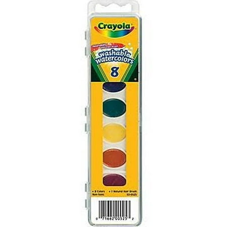 - Crayola Washable Watercolors 8 Count (Pack Of 2)