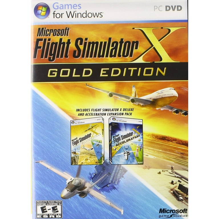  Microsoft Flight Simulator X Standard DVD – Windows : Video  Games