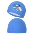 thumbnail image 1 of Gorro de baño de PU para niños, niñas y niños, gorros de natación impermeables, gorros protectores para los oídos, mantiene el cabello largo seco, entrenamiento y carreras Sincero Hogar, 1 of 6
