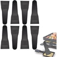 thumbnail image 1 of Raclette Spatula for Non-Stick Pans | Kitchen Tools & Gadgets - Great Bakeware for Cooking and Decorating,Oven Scraper Tool,Adhesive Remover for Glue Residue Labels(Set of 8), 1 of 8