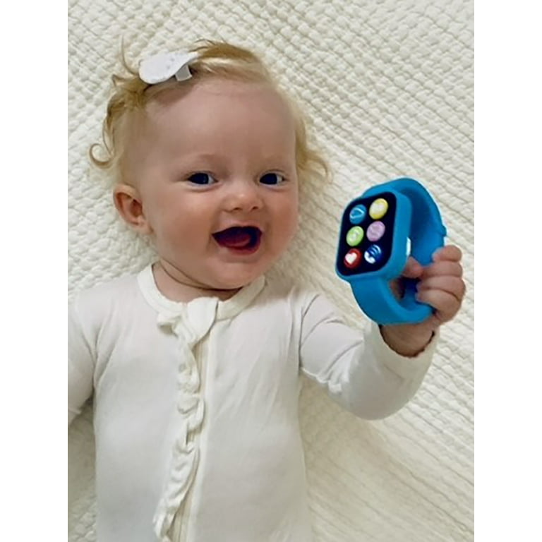 Silli Chews Remote Teether for Baby Remote Control Teething Toys for Babies  Infants and Toddlers | Kids Chewable Pretend Play Baby Teether Blue