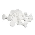 thumbnail image 1 of Unique Bargains 20 Pieces White Rubber Stopper, S9 Plug Holes for 8.5 -9mm/0.33 -0.35' Hole, 1 of 6