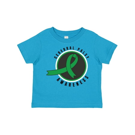 

Inktastic Cerebral Palsy Awareness Green Ribbon Badge Gift Toddler Boy or Toddler Girl T-Shirt