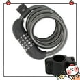 thumbnail image 5 of GOOHOCHY High Security 5 Combination Steel Wire Bike Lock for AntiTheft Use 4.92 Feet, 5 of 8