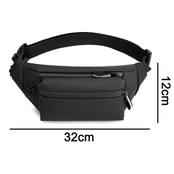 Riñonera Hombre Mujer Deportiva Unisex Con Cinturón Ajustable Extendido De 60 Cm Y 4 Bolsillos Con Cremallera Bolsa Para Entrenamiento Al Aire Libre Viajes Casual Correr Senderismo