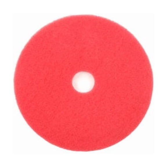 Global Industrial 22"" Buffing Pad Red 5 Per Case