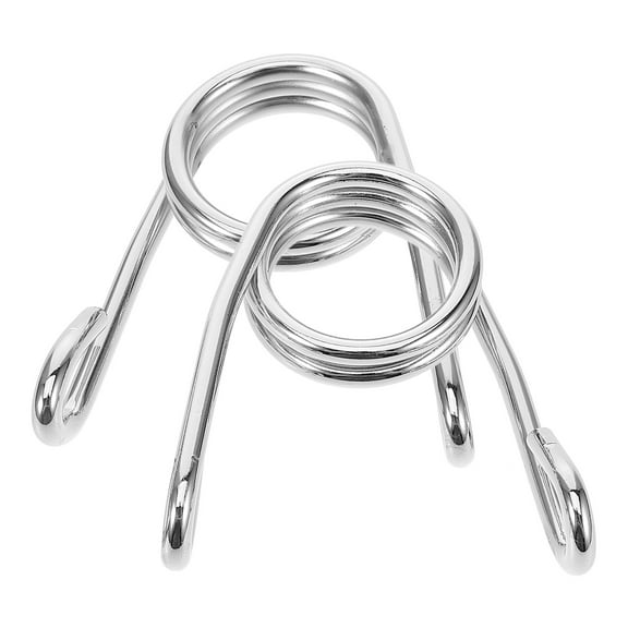 Phenofice 2Pcs Short Round Electroplated Upgrade Seat Spring Kit for Riding 2.36X1.97X1.97in