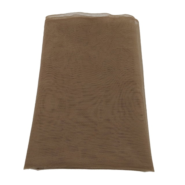 Soidarity Material de tela de red de encaje de 1 yarda para hacer accesorios para el cabello de peluca gris oscuro Cuidado del cabello Gris oscuro