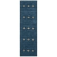 thumbnail image 2 of Safavieh Himalaya Derbhile Solid Wool Runner Rug, Blue, 2'3" x 8', 2 of 8