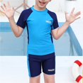 thumbnail image 6 of YunPes Children's Swimming Swimsuit Summer Children's Swimsuit Short Sleeved Split Swimsuit Swim Suits Toddlers, 6 of 7