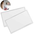 thumbnail image 1 of 2 Pieces Car Makeup Mirror, Sun Visor Vanity Mirror, Stainless Steel Sun Visor Mirror, For Car Sun Visor, Car Seat Backrest 65*110mm, 1 of 3