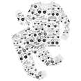 thumbnail image 3 of Children Crew Neck Long Sleeve Top Trousers Pajamas DIY Hand Painted Set Home Wear, 3 of 3
