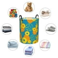 thumbnail image 4 of ZICANCN Laundry Basket Organizer, Funny Pineapple Cute Doodle Collapsible Hamper for Bathroom Bedroom Laundry Room, Small Size, 4 of 7