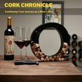thumbnail image 2 of Decomil Wine Cork Holder (A-Z) (Letter Q) | Decorative Wine Letters Cork Holder (Q) | Wall Art Cork Holder Decor (Q), 2 of 7