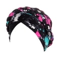 thumbnail image 1 of Floral Colorful Headscarf Hairband With Braided Bonnet For Stylish All Day Wear And Versatile Everyday Accessory, 1 of 4
