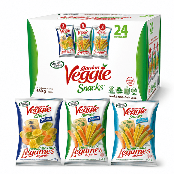 Sensible Portions Garden Veggie Straw Variety Pack 28g each (24 pk.)