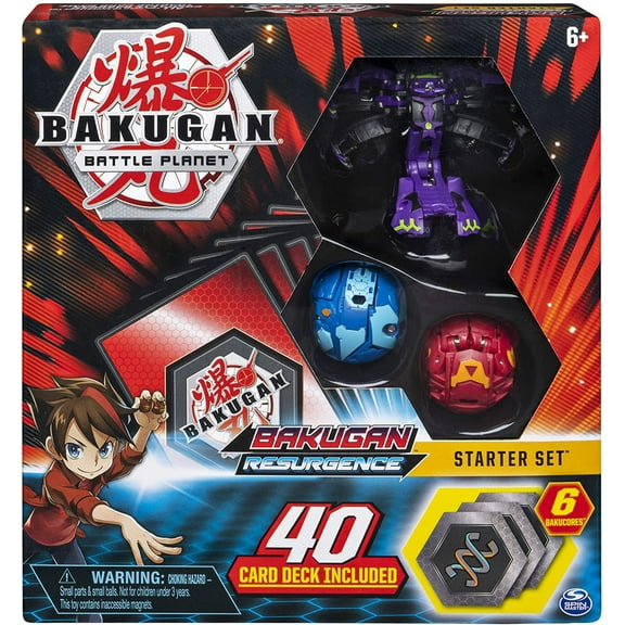 Bakugan Battle Planet Resurgence Darkus Hydranoid Starter Set
