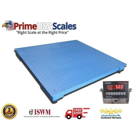 2,000 LB x 0.5 LB NTEP Optima 4' x 4' Floor, Pallet Scale