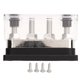 thumbnail image 1 of Barra colectora de batería DC12V a 48V 600A Bloqueo de distribución de energía de 4 pernos M10 de alta corriente para automóvil RV Barco Yate Negro, 1 of 19