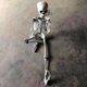 thumbnail image 1 of 1pc Haunted House Skeleton Sculpture - Perfect for Halloween Decorations and Chamber Skull Bone Decoration, 1 of 4