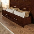 thumbnail image 4 of AFI Deerfield Coffre-Lit Escamotable Moderne en Bois Massif Pleine Grandeur avec Matelas, Noyer, 4 of 18