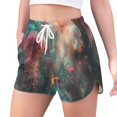 thumbnail image 2 of FORMRS Womens Swim Shorts Mesh Liner Quick Dry Casual Beach Board Bottom with Pockets, Sizes S-2XL, Psychedelic Forest, 2 of 9