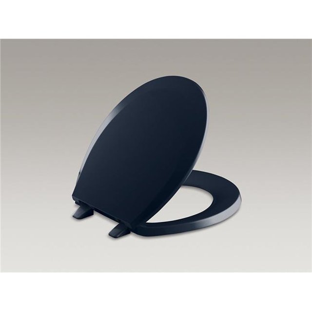 Kohler K-4662-52 Lustra Quick-Release Round-Front Toilet Seat - Navy