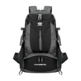 thumbnail image 4 of Mochila de senderismo Mochila de viaje Correa ajustable Mochila de viaje multiusos Mochila de camping para mochileros Deportes al aire libre Negro, 4 of 9
