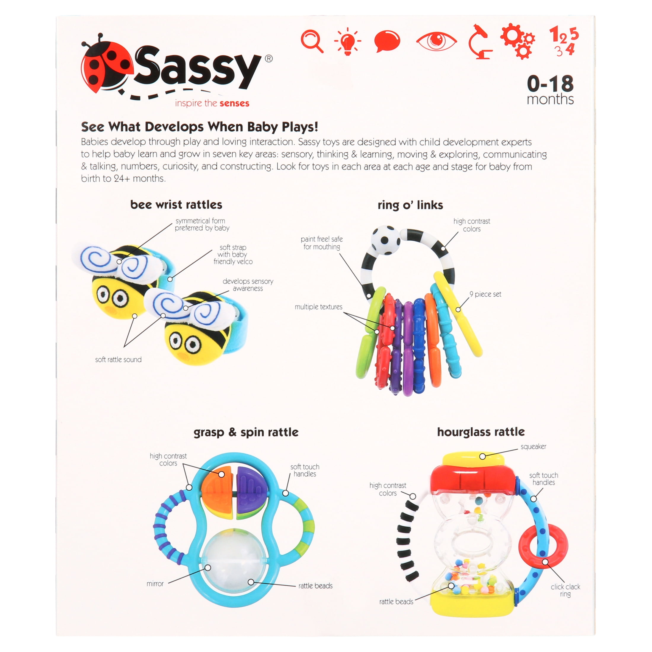 Baby's First Rattles Gift Set