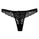 thumbnail image 2 of Gibobby Ropa interior bikini elástica para mujer Bragas encaje sexy para mujer Tanga Ropa interior algodón tiro bajo Calzoncillos bikini encaje recortado（Negro， M), 2 of 5