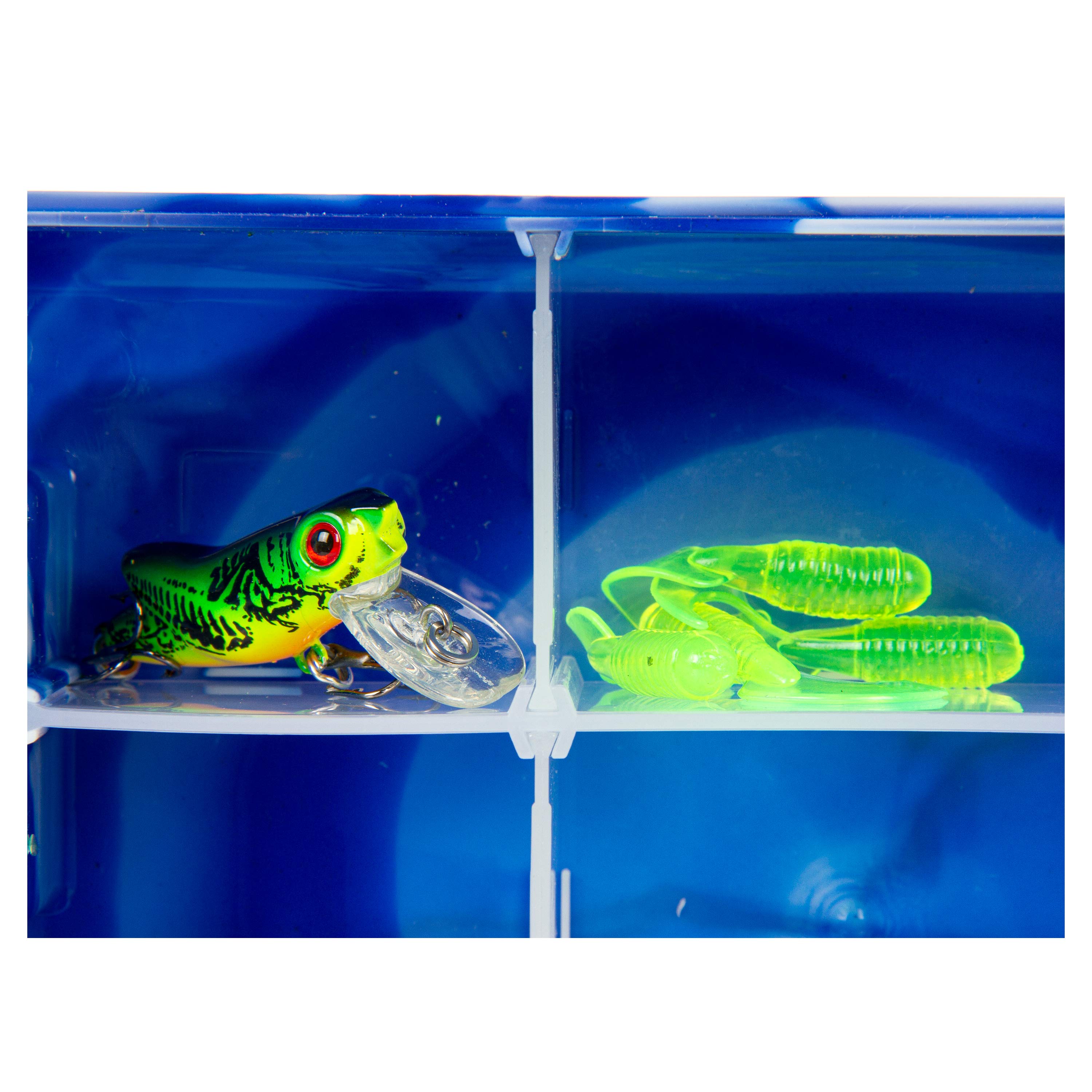 Kit de pesca para principiantes con señuelos variados, flotadores, anzuelos y accesorios 6