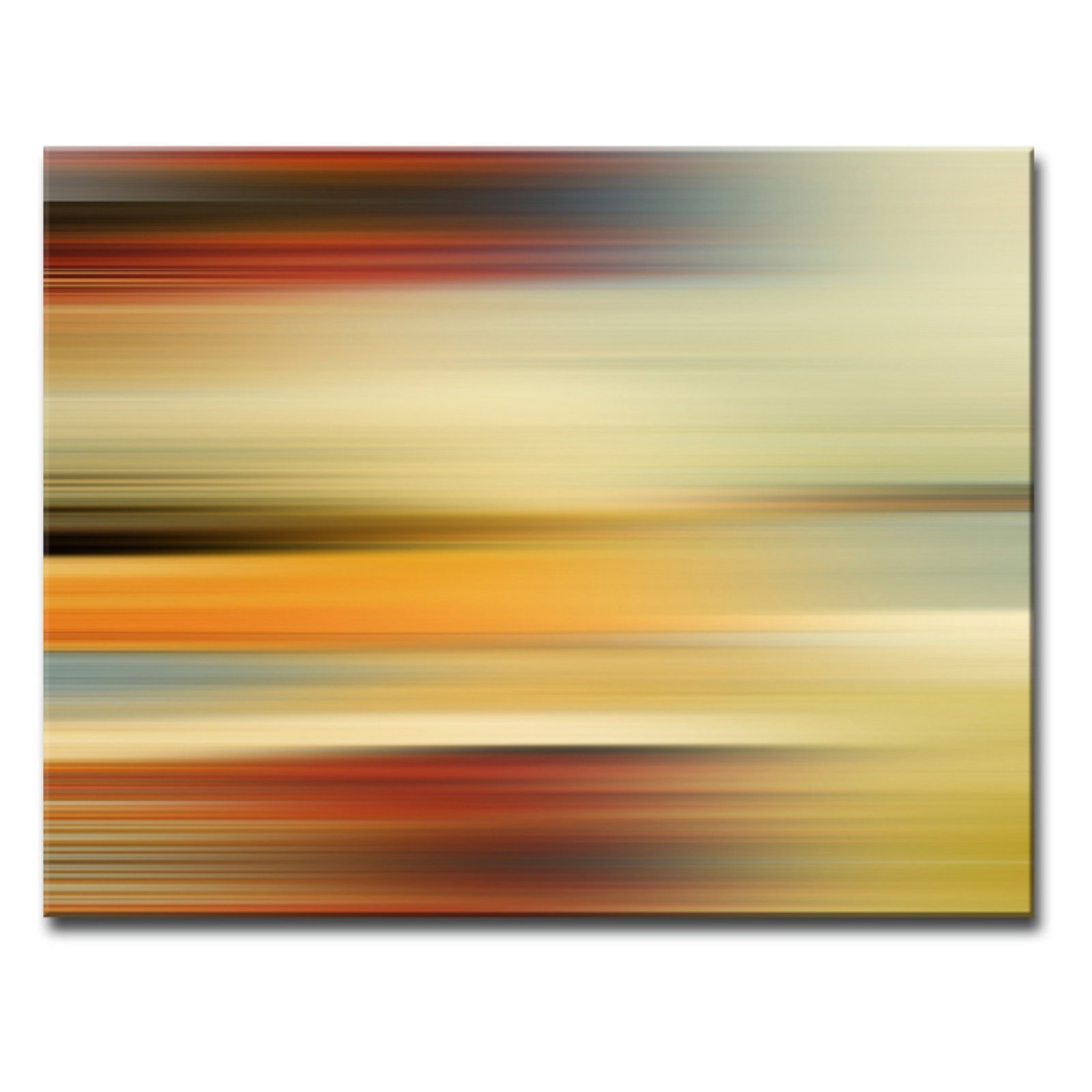 Ready2HangArt Blur Stripes L Wrapped Canvas Wall Art