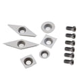 thumbnail image 2 of Chendee Carbide Cutters Inserts Set Lathe Turning Tools Include 4 Types Of Cutting Tools, 2 of 9