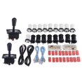 thumbnail image 1 of Accesorios Arcade DIY Tablero USB LED ,Cable USB de 5P ,Botón LED ,Cable LED de ,Cable de 5P Admite Ráfaga,PC, , y negro En blanco y negro CUTICAT 2 jugadores piezas de juegos de arcade, 1 of 8