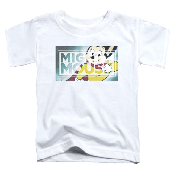 Mighty Mouse - Mighty Rectangle - Toddler Short Sleeve Shirt - 3T