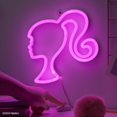thumbnail image 2 of Lámpara LED de neón Barbie de Paladone con alimentación USB, rosa, 2 of 8