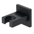 thumbnail image 1 of Wall-Mounted Black Shower Head Bracket for Handheld Showers Rectangular Brass Hand Shower Holder, 1 of 6