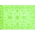 thumbnail image 1 of Ahgly Company Indoor Rectangle Oriental Green Modern Area Rugs, 4' x 6', 1 of 4