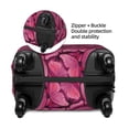 thumbnail image 4 of Bixox Washable Pink Butterfly Printed Luggage Cover, Fashion Suitcase Protector Fits for Medium luggage, 4 of 8