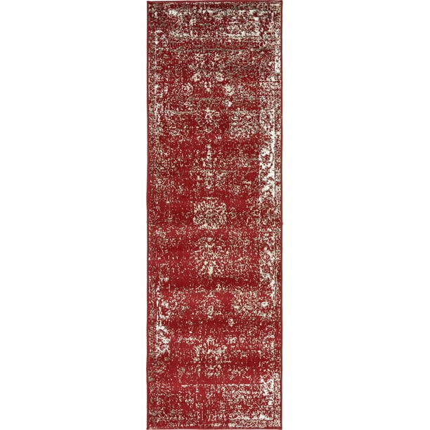 Unique Loom Casino Sofia Distressed Floral Area Rug or Runner
