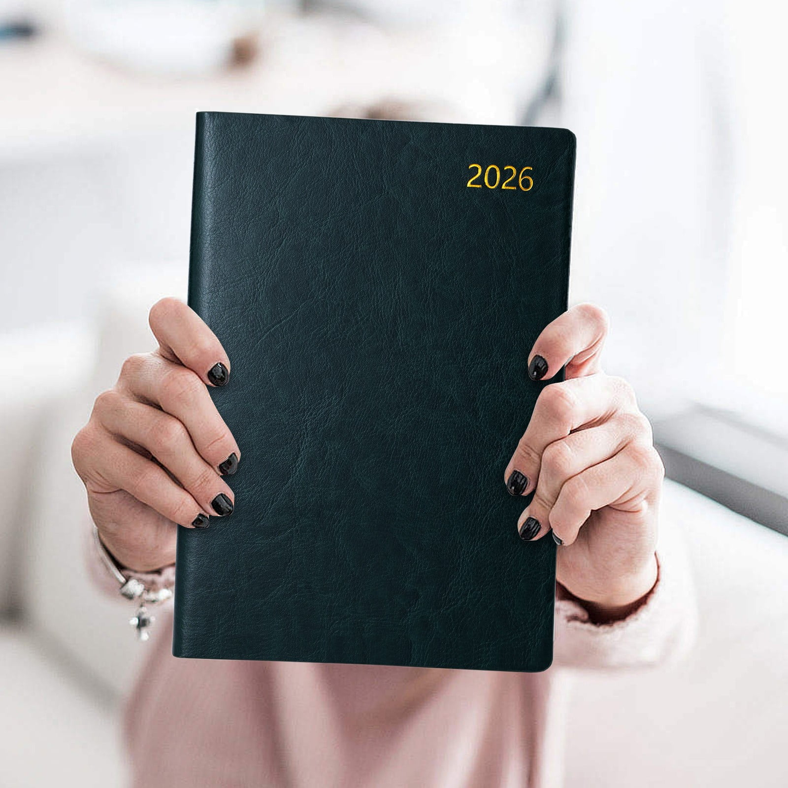 Gnwei 2026 Planner, Weekly and Monthly Calendar Agenda Book, Jan 2026 - Dec 2026, Hardcover Planning Academic Planner for Office School Supplies and Desk Accessories (7.8'' x 10.7'')