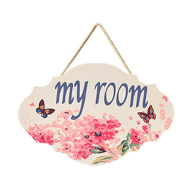 Spring Welcome Family Porch Decoration Number Plate Bedroom Door Ornaments