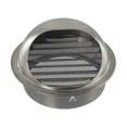 thumbnail image 4 of Bgsha Stainless Steel Round Bull Nosed External Extractor Wall Vent Outlet, 4 of 10