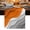 Orange, variant on Yellow Grey Ombre Table Runner 36 Inches Long, Modern Geometric Abstract Aesthetics Cream Kitchen Coffee Dining Table Decoration for Home Party Birthday Wedding Home Decor 13x36 Inches