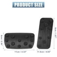 thumbnail image 4 of Anti Deslizante Coche Pie Pedal Acelerador Gas Freno Pedal Cubierta Kit Negro, 4 of 7