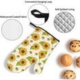 thumbnail image 3 of Bee Sunflower Oven Mitts Pot Holders Set of 4, Kitchen Gloves Potholders Heat Resistant for Chef Baking Cooking Grilling BBQ, 3 of 6