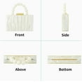 thumbnail image 2 of CAILDANL Acrylic Purses Evening Clutch Bag Marbling Handbags for Women Cross Body Bag with Pearl Chain Formal Wedding Prom Party, 2 of 6