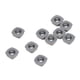 thumbnail image 1 of Cortador de insertos CNC, 10 piezas de insertos de torneado cuadrados Insertos de carburo Insertos de fresado CNC Integración perfecta, 1 of 8