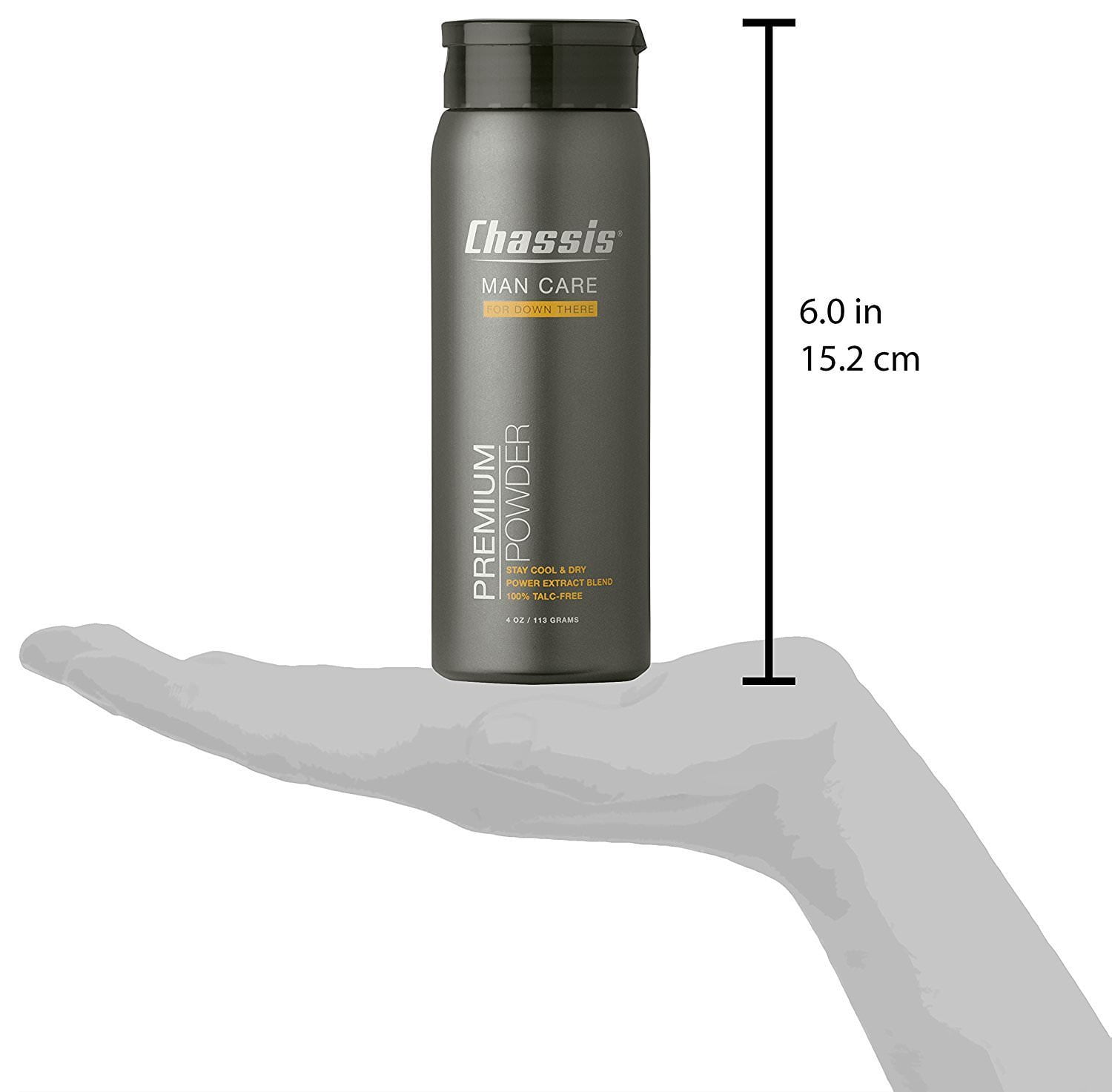 Chassis Premium Powder Original Fresh Scent, 4 oz